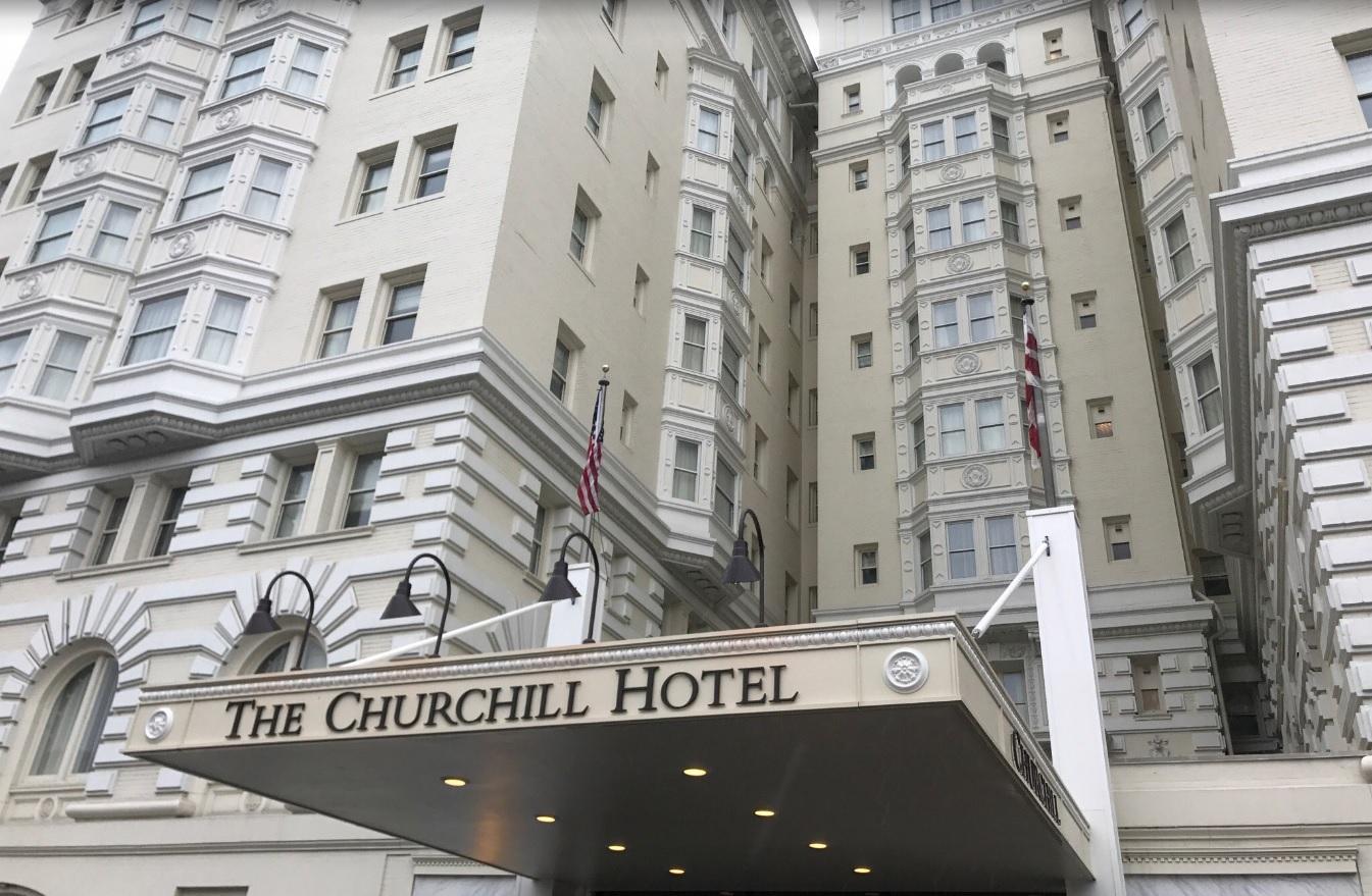The Churchill Hotel Near Embassy Row Washington Kültér fotó